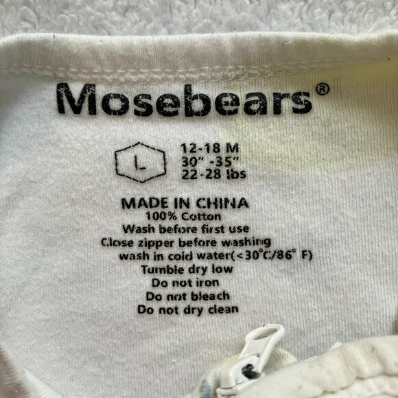 Mosebears Cotton Sleep Sack Bundle 12-18M | 2 Lightweight Unisex Sleep Bags GUC - Picture 3 of 16